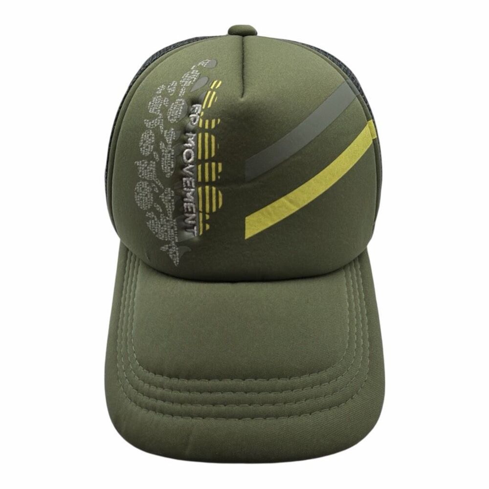 Brand New FP Free People Movement Olive Green Free Running Trucker Mesh Cap Hat